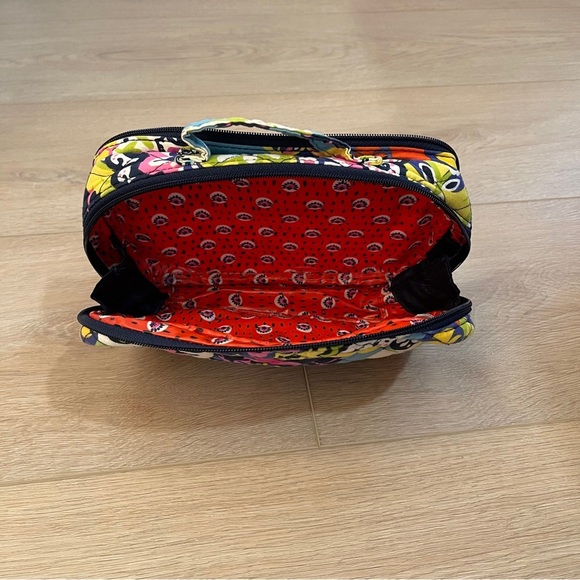 Vera Bradley Floral Paisley Small Travel Cosmetic Bag - Picture 3 of 4